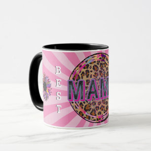Beste Mama je nach Blumen Tasse