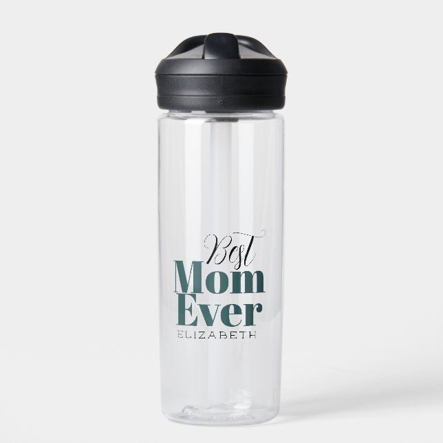 Beste Mama je nach Kundenwunsch Trinkflasche (Vorderseite)