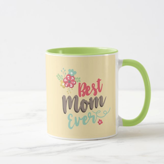 Beste Mama je niedlich Tasse (Rechts)