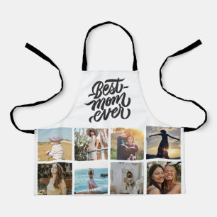 Beste Mama je Personalisiert 12 FotoCollage Schürze