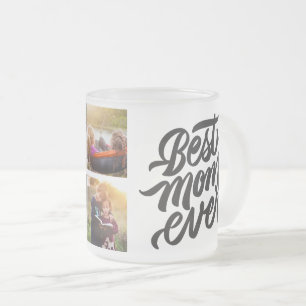 Beste Mama je Personalisiert 6 FotoCollage Mattglastasse