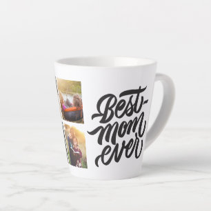 Beste Mama je Personalisiert 6 FotoCollage Milchtasse