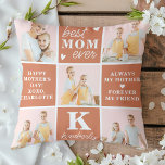 Beste MAMA je Personalisierte Monogramm-FotoCollag Kissen<br><div class="desc">Das ideale Geschenk für die beste MAMA aller Zeiten - ein personalisiertes Foto Collage Kissen! Dieses stilvolle und moderne Kissen bietet Platz für 5 besondere Bilder und schafft so ein einzigartiges und sentimentales Geschenk, das jede Mutter lieben würde. Mit den Räumen, um einen personalisierten Monogramm-Initial und Namen hinzuzufügen, und deinen...</div>