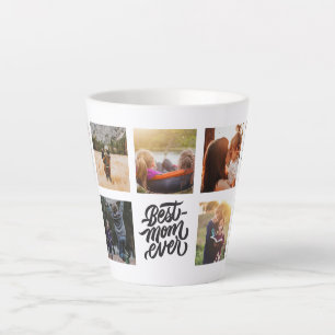 Beste Mama je Personalisiertes Foto Collage Riesen Milchtasse