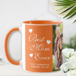 Beste Mama je Personalisiertes Foto Tasse