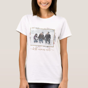 Beste Mama je, Personalisierung Ihres Namens, Foto T-Shirt
