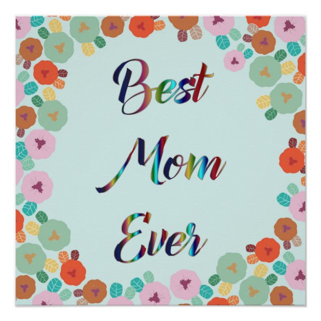 BESTE MAMA JE POSTER (Vorderseite)