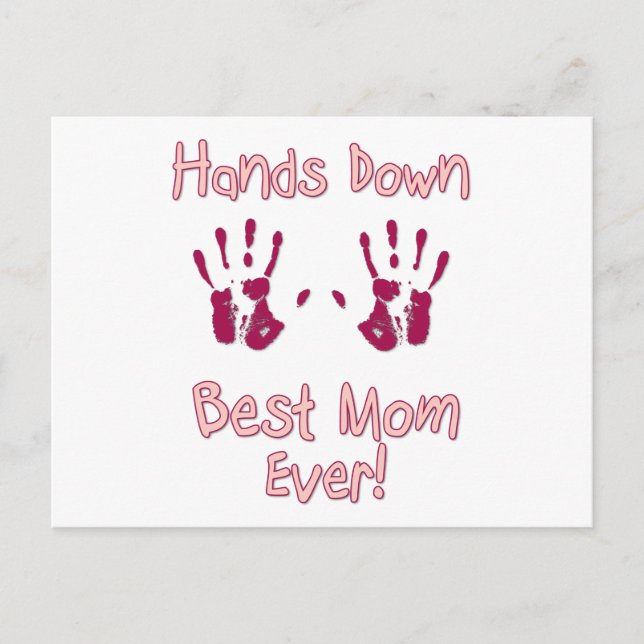 Beste Mama je Postkarte (Vorderseite)