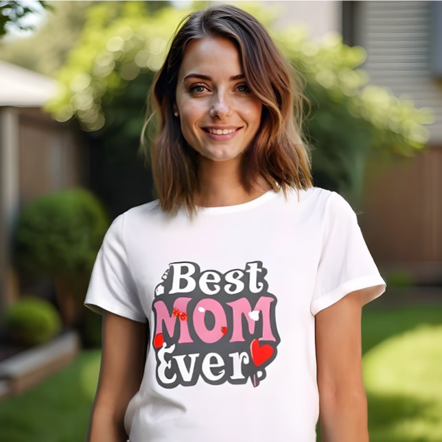 Beste Mama je - Retro-Inspiriert Muttertag T-Shirt (Retro Best Mom Ever T-Shirt: Celebrate Mother's Day Everyday. )