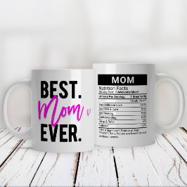 Beste Mama je rosa + Nährwert Fakten, Jumbo-Tasse