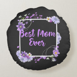 Beste Mama je Rundes Kissen