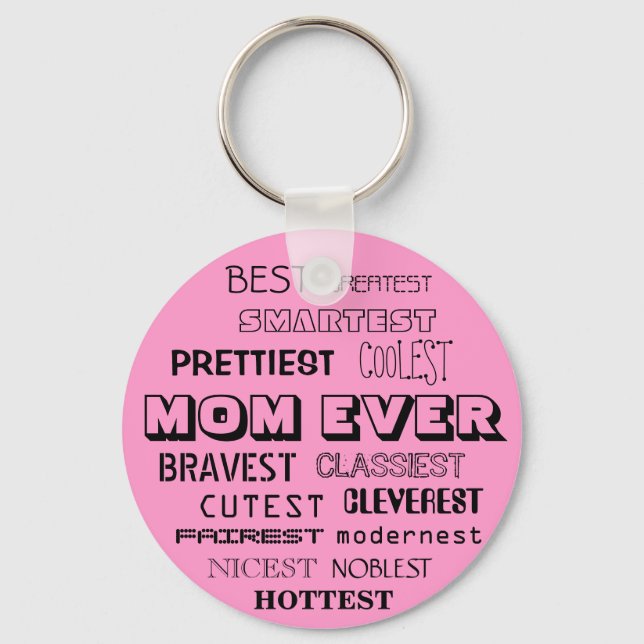 BESTE MAMA JE SCHLÜSSELKETTE SCHLÜSSELANHÄNGER (Vorderseite)