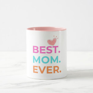 Beste Mama je Schreiber Herzmüttertag Tasse