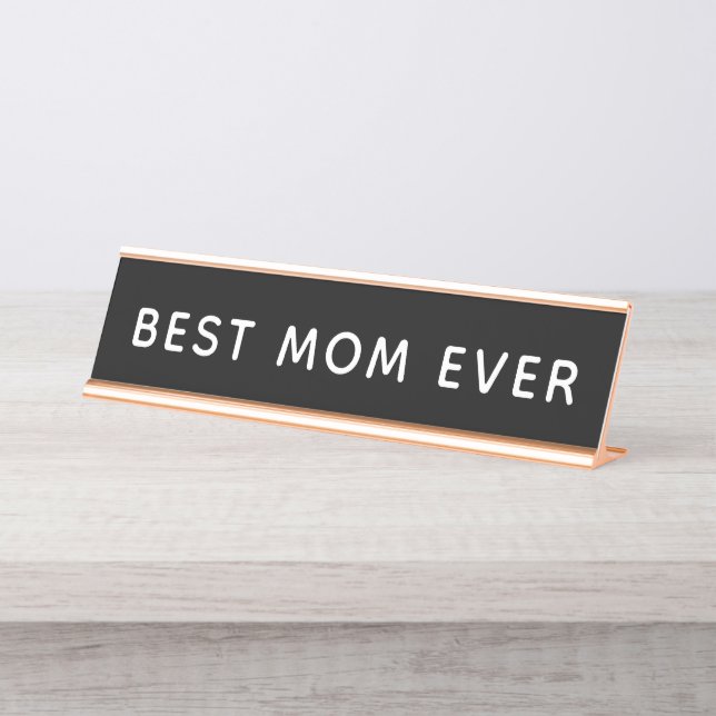 Beste Mama je Schreibtischnamensplakette (Vorderseite )