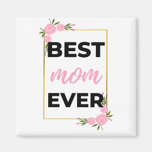 Beste Mama je schwarz Magnet
