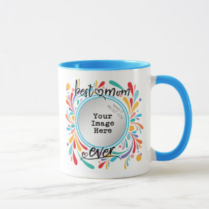 Beste Mama je Script Typografie Herz Tasse