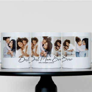Beste Mama je SkriptfotoCollage Kaffeetasse