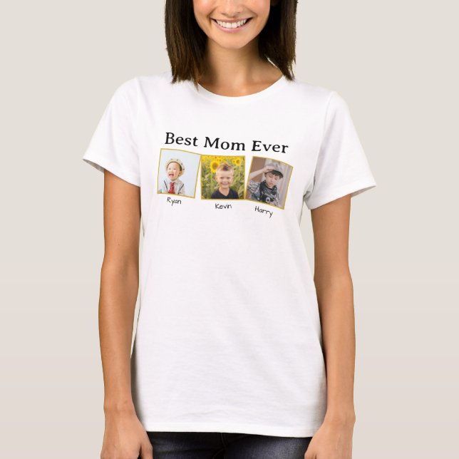 Beste Mama je T-Shirt (Vorderseite)