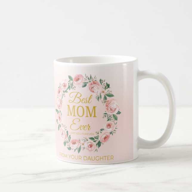 Beste Mama je Tasse - Muttertagsgeschenk (Rechts)