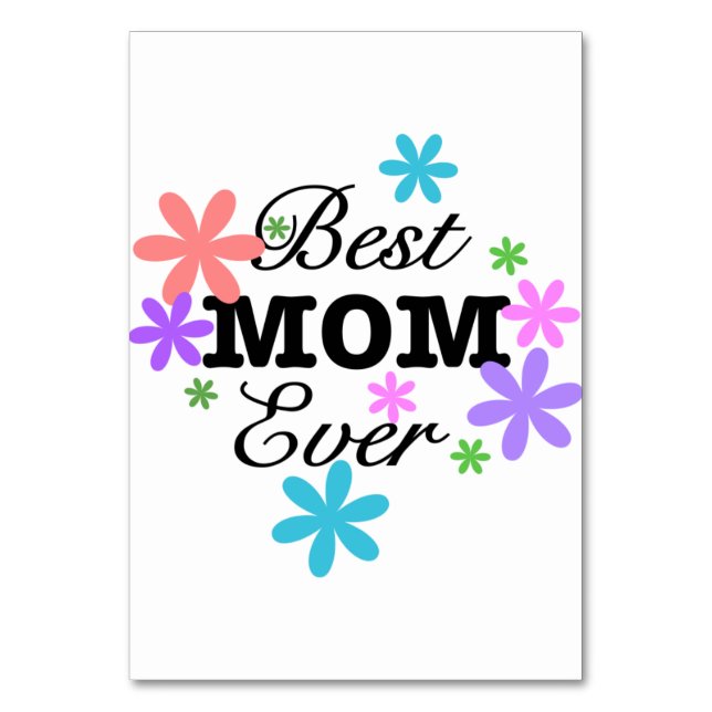 Beste Mama je Tischnummer (Vorderseite)