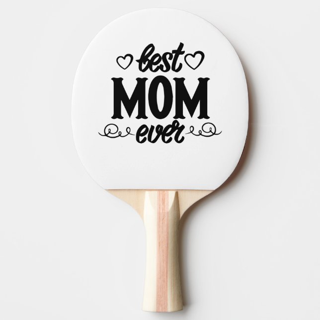 Beste Mama je Tischtennis Schläger (Vorderseite)