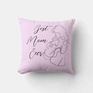 Beste Mama je trendy 1 Line Mutterschafts-Baby Kissen