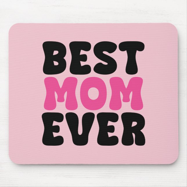 Beste Mama je Typhografie Mousepad (Vorne)