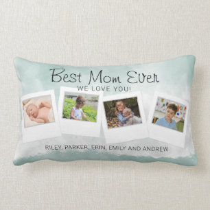 Beste Mama je Wasserfarbe Foto für Kinder Lendenkissen
