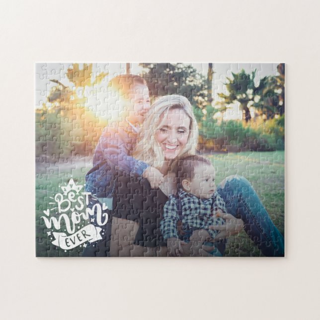 Beste Mama je White Quote Mother's Day Foto Gesche (Horizontal)