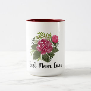 Beste Mama je Zweifarbige Tasse