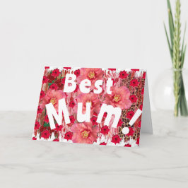 Beste Mama! Karte