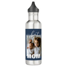 Beste MAMA Kinder Foto Muttertag Edelstahlflasche
