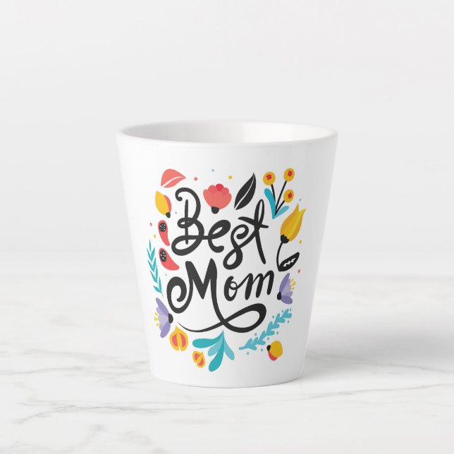 Beste Mama Latte Tasse (Vorderseite)