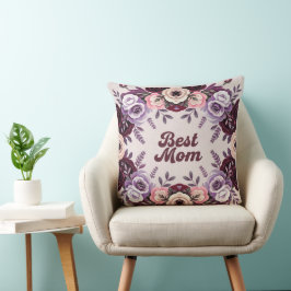 Beste Mama Lavender Throw Kissen