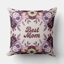 Beste Mama Lavender Throw Kissen