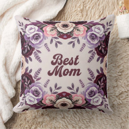 Beste Mama Lavender Throw Kissen
