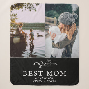 Beste Mama Moderne Auflage 2 Custom Fotos Mutter Sherpadecke
