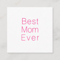 Beste Mama Modernste Modernität pink & weiß