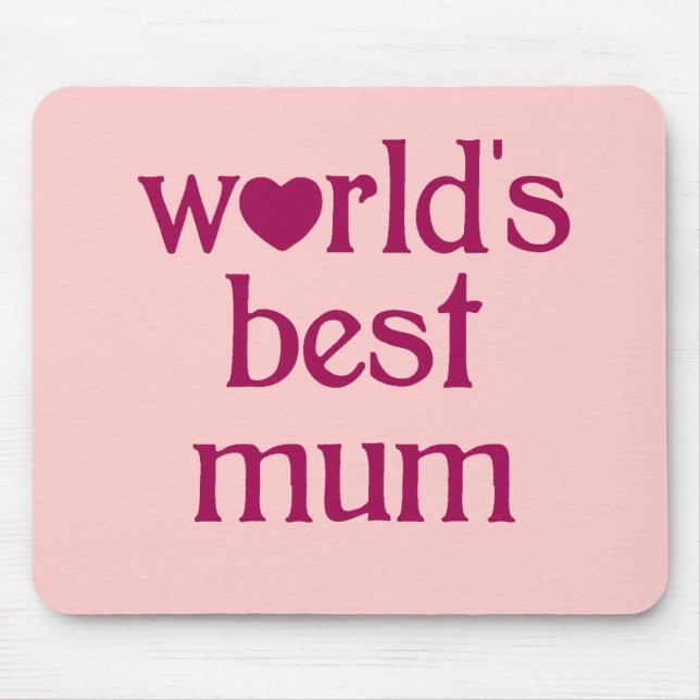 Beste Mama Mousepad (Vorne)