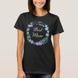 Beste Mama Mutter Bluebells Grünes Bad T-Shirt