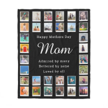 Beste Mama Muttertag Foto Collage Schwarz