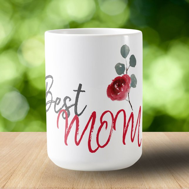 Beste Mama Muttertag Wasserfarben Kaffeetasse (Von Creator hochgeladen)