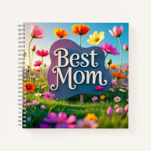 Beste Mama Muttertagsblume Garten Notizbuch