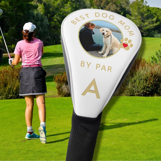 Beste Mama nach Par-Foto-Monogramm * Golf Headcover (Von Creator hochgeladen)