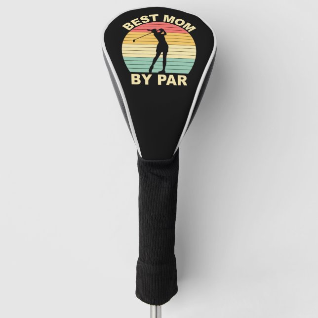 Beste Mama nach Par - Golfspielen Golf Headcover (Vorderseite)