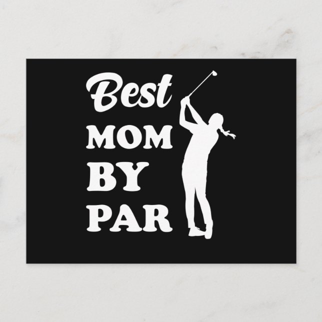 Beste Mama nach Par Postkarte (Vorderseite)
