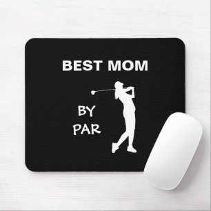 Beste Mama Par Golf Mommy Golfer Pun Mother Day Mousepad