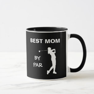 Beste Mama Par Golf Mommy Golfer Pun Mother Day Tasse