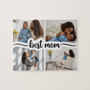 Beste Mama Personalisiert 4 FotoCollage