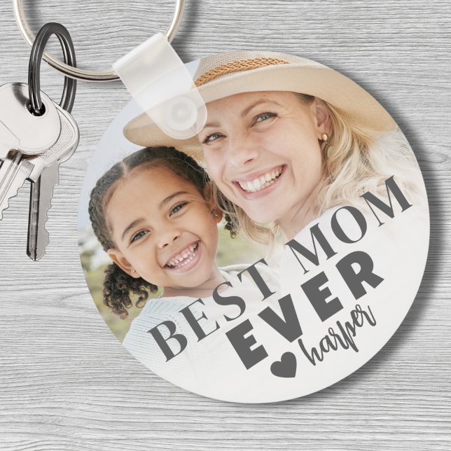 Beste Mama Personalisiertes Foto Schlüsselanhänger (Best Mom Ever Personalized Photo keychain)